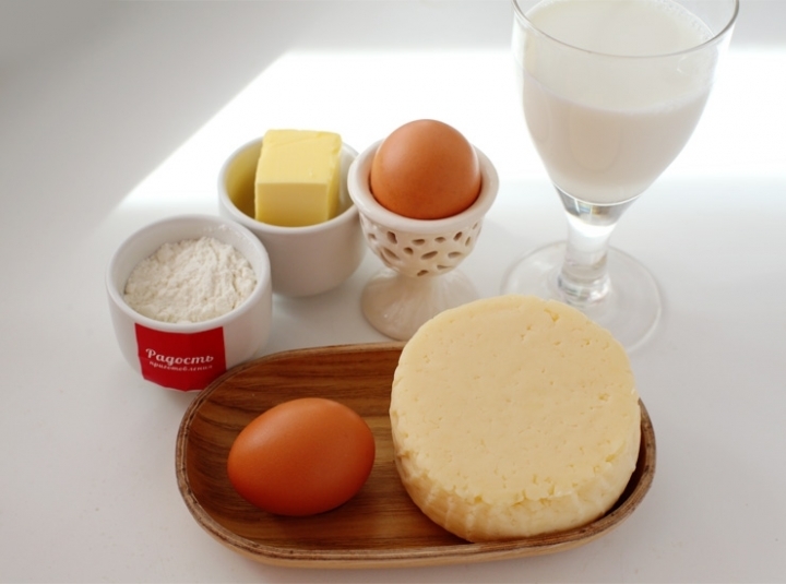 Сливочный сыр с яйцом