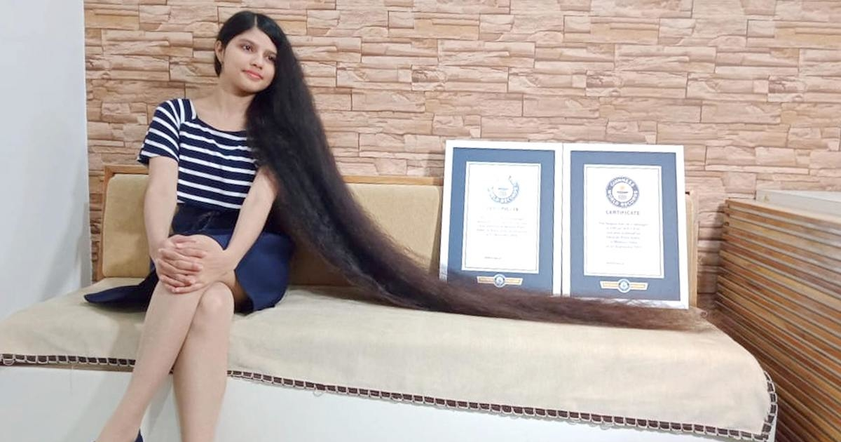 Девушка с самыми длинными волосами в мире остригла их Леди 